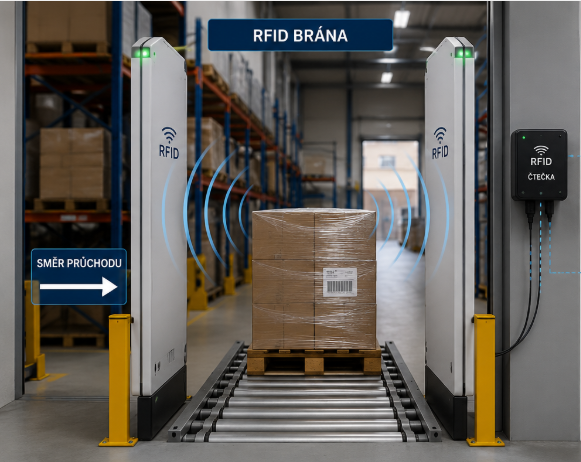 Napojení AliceWMS na RFID bránu